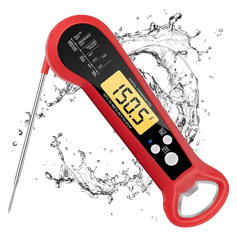 Meat Thermometer - LMETJMA termometer Digital untuk memasak, pengukur