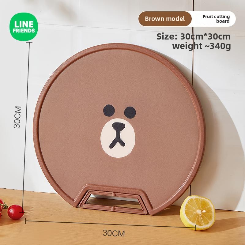 Kitchen Gadgets Aliexpress - Papan Potong Kartun Anime Cokelat LINE