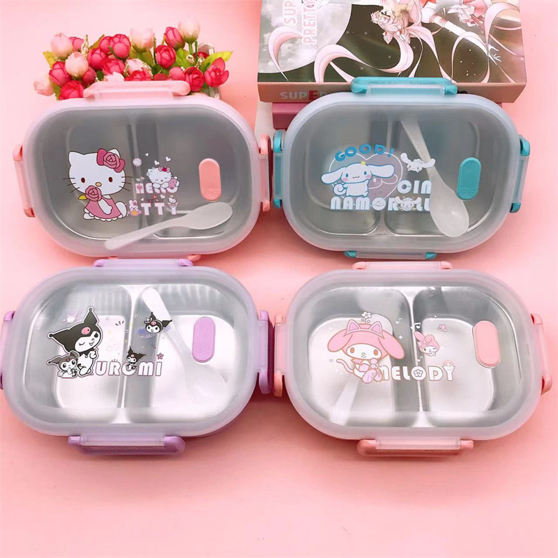 Kitchen Gadgets New - Kotak makan siang portabel universal berkompartemen