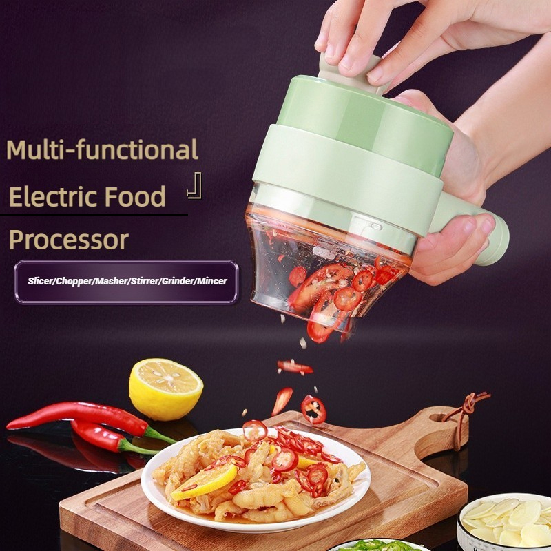 Kitchen Gadgets Products - Alat pemroses makanan elektrik nirkabel, pemotong