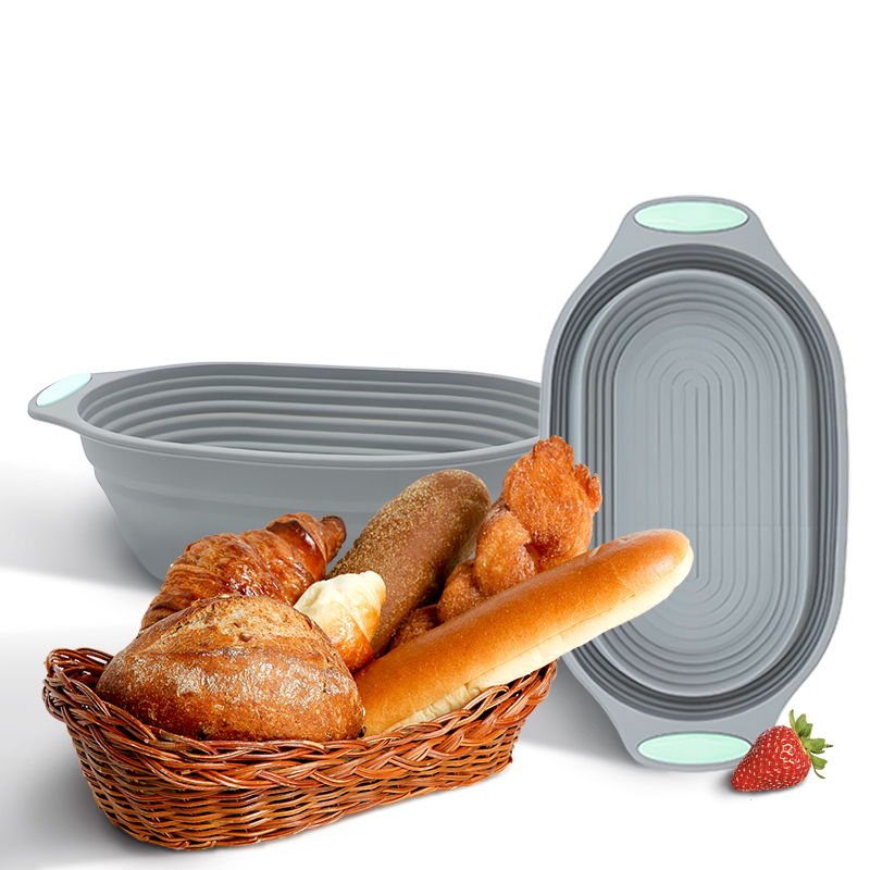 Kitchen Gadgets And Accessories - 1 Buah Keranjang Fermentasi Roti Silikon