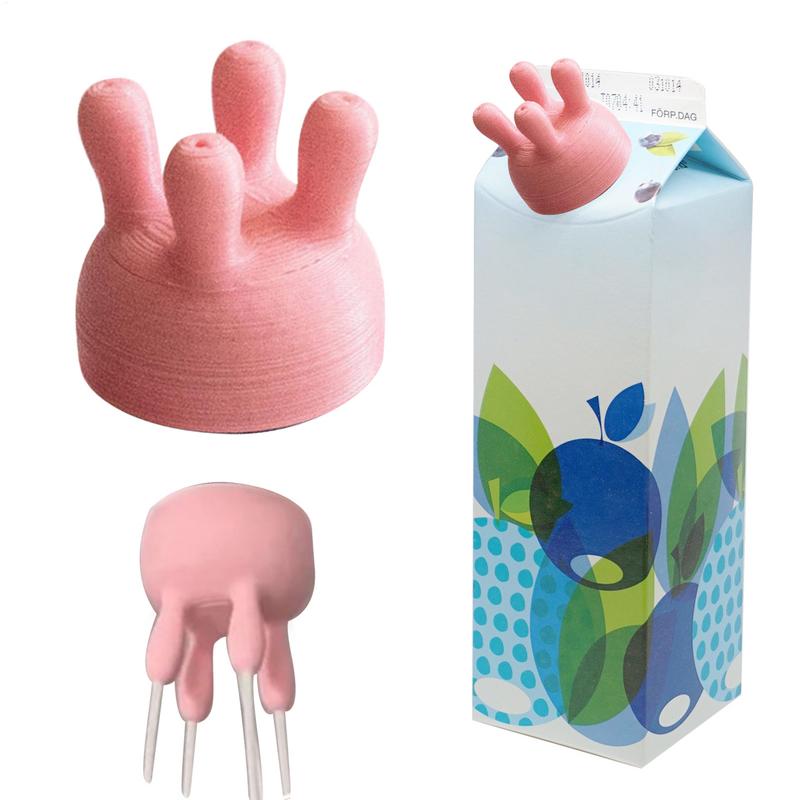Kitchen Gadgets To 3D Print - Tutup botol susu tutup karton susu