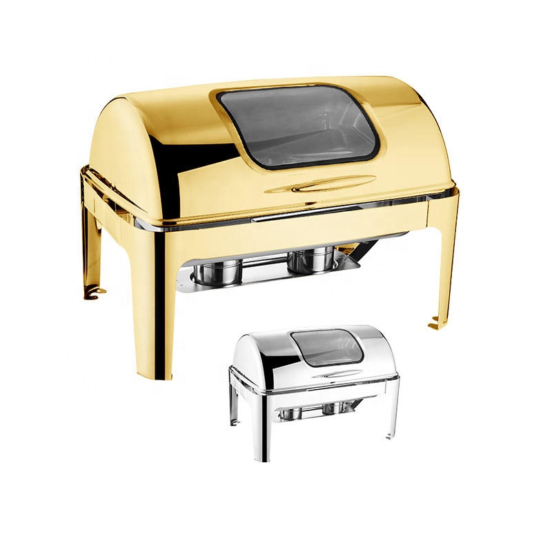 Kitchen Gadgets Set - Chafing Dish Persegi Panjang Mewah Berbahan