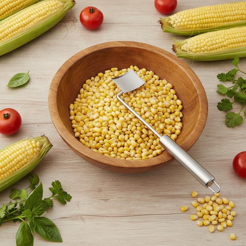 Kitchen Gadgets Useful - Alat Pengupas Jagung dari Baja Anti