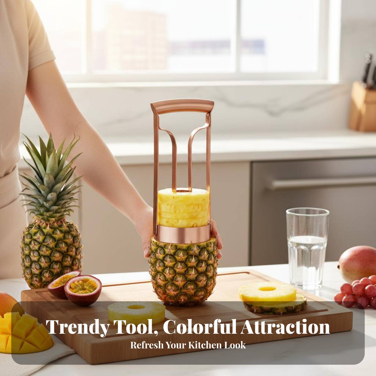 Stainless Steel Pineapple Cutt - Kitchen Gadgets Useful ulasan dan harga