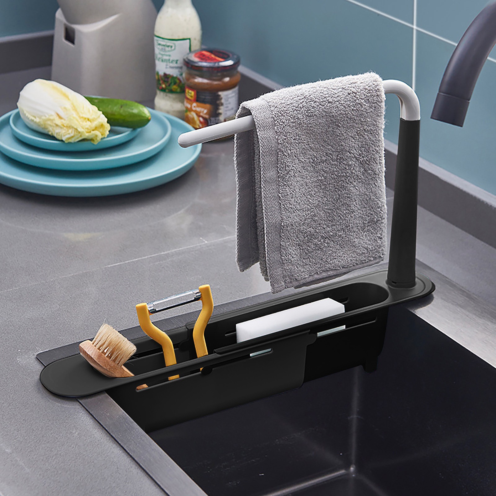 Elescopic rak pengering wastaf - Kitchen Gadgets Must Have ulasan dan harga