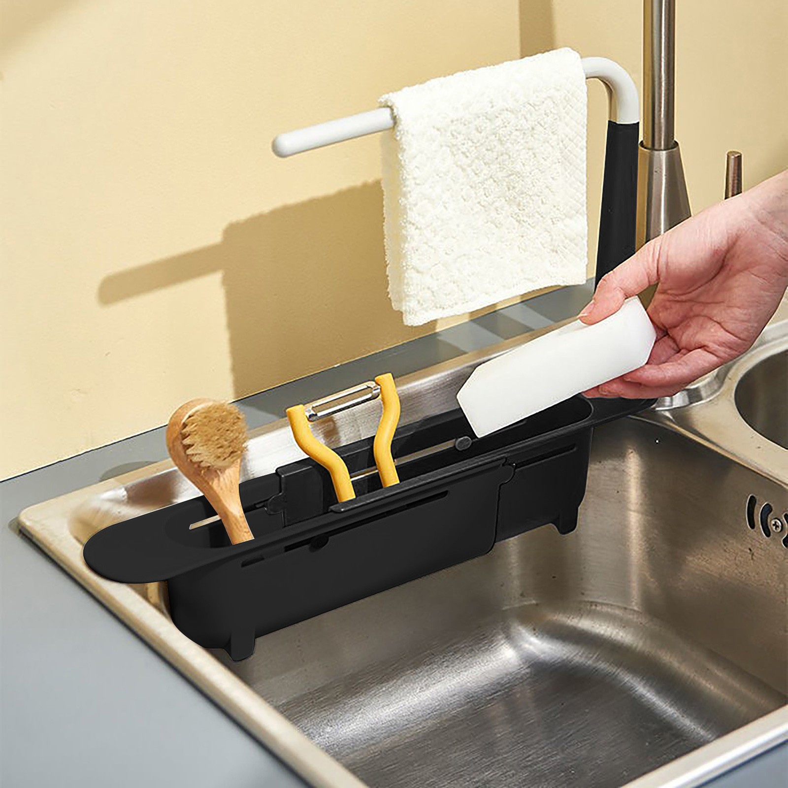 Elescopic rak pengering wastaf - Kitchen Gadgets Must Have ulasan dan harga