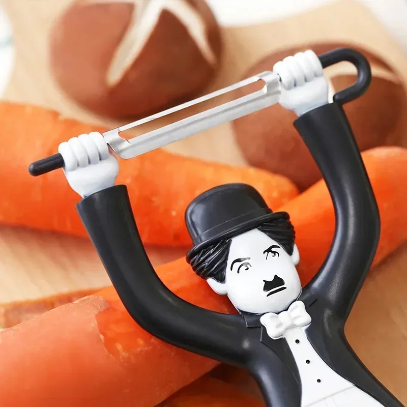 Pengupas karakter plastik krea - Kitchen Gadgets Hacks ulasan dan harga