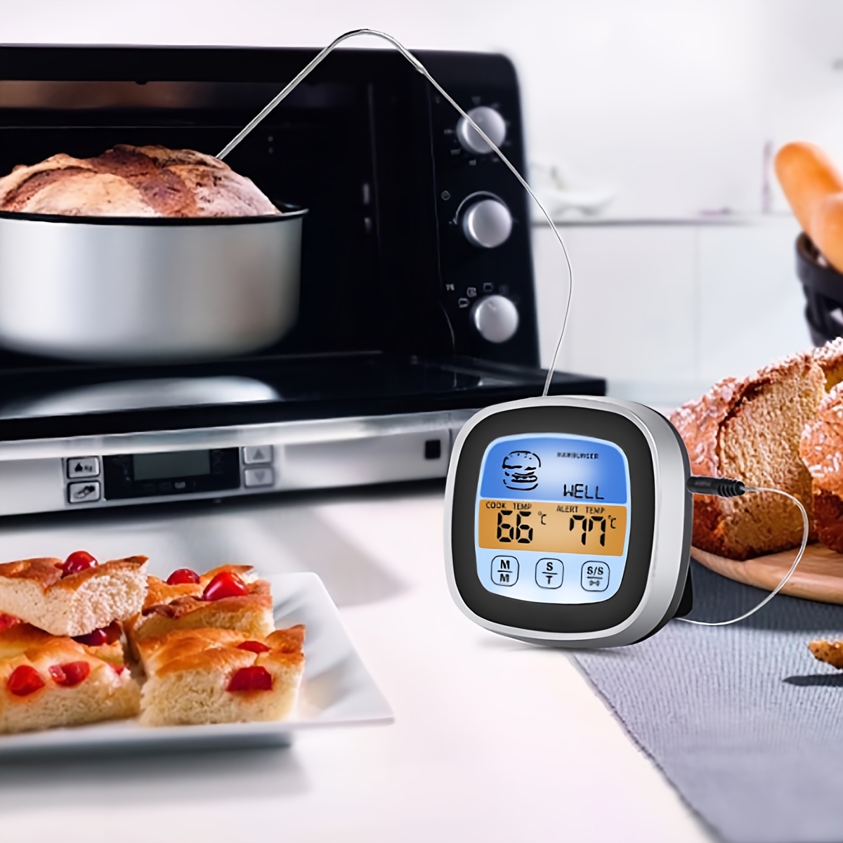 Termometer Daging Digital, Tim - Meat Thermometer ulasan dan harga