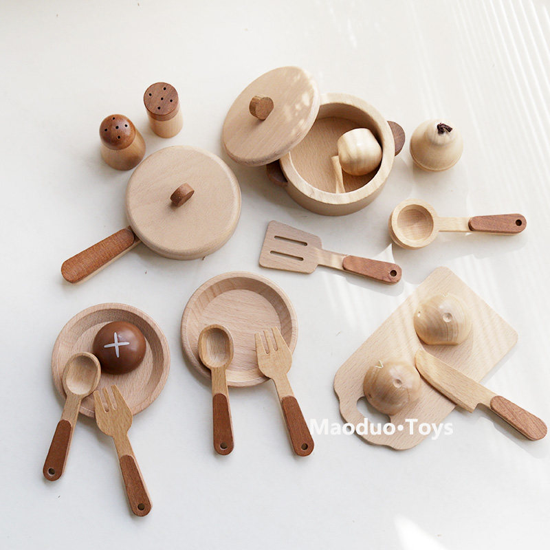 Mainan Dapur Kayu Beech Maoduo - Kitchen Gadgets For Kids ulasan dan harga
