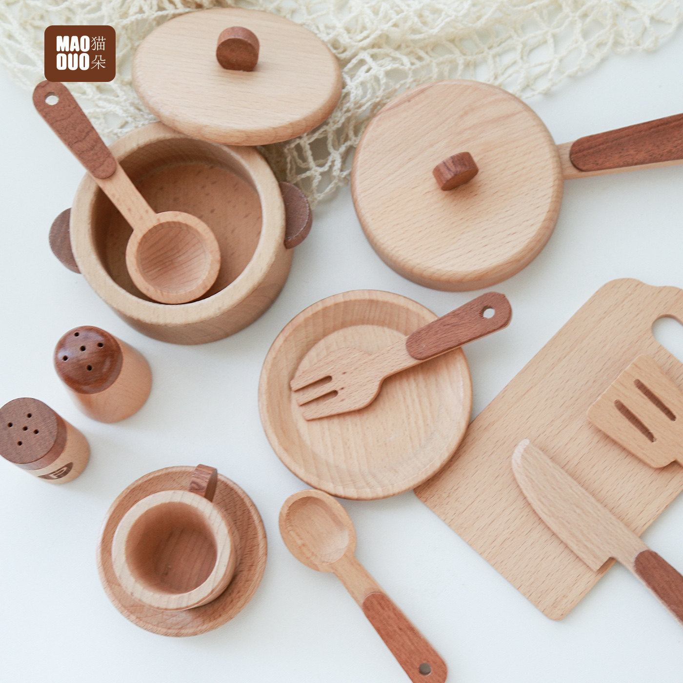 Mainan Dapur Kayu Beech Maoduo - Kitchen Gadgets For Kids ulasan dan harga