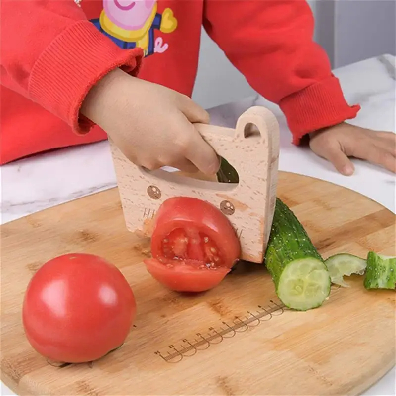 Pisau anak-anak kayu untuk mem - Kitchen Gadgets For Kids ulasan dan harga
