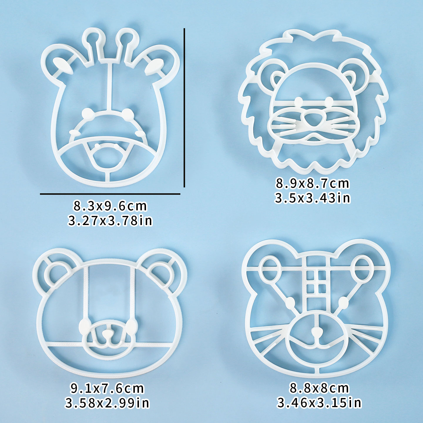 4 Buah Set Pemotong Kue Bentuk - Kitchen Gadgets Set ulasan dan harga