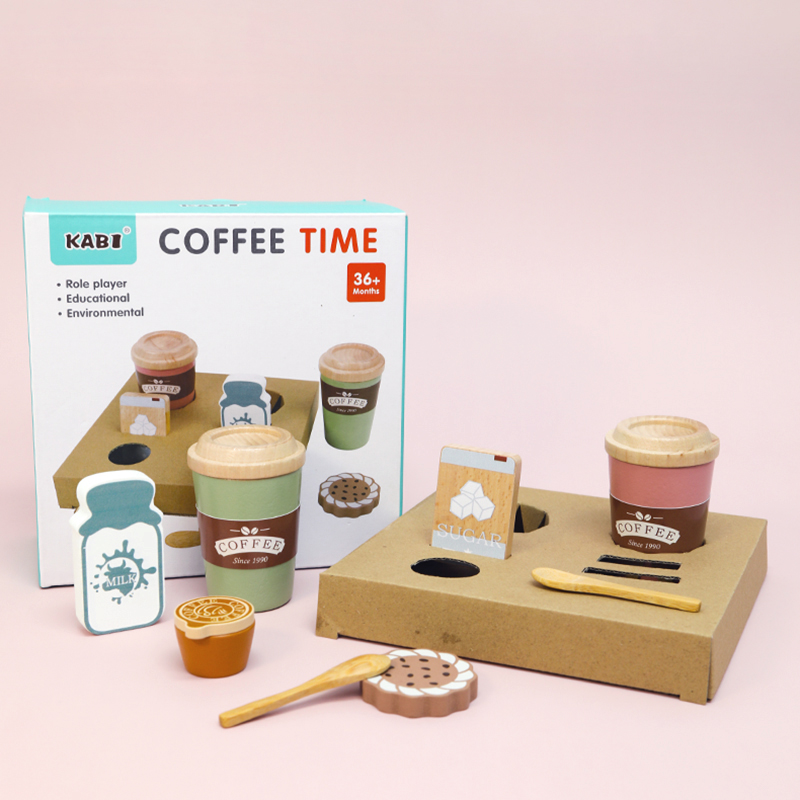 Set mainan kopi kayu anak-anak - Kitchen Gadgets For Kids ulasan dan harga