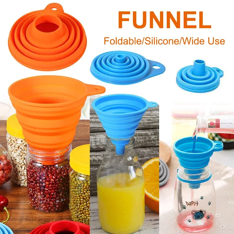 1/4 Buah Corong Silikon Dapat  - Kitchen Gadgets Small ulasan dan harga