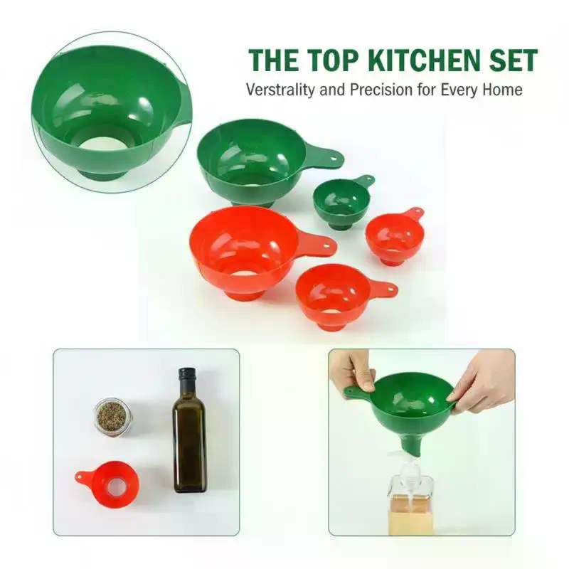 2pcs/set Corong Mulut Lebar Pl - Kitchen Gadgets Set ulasan dan harga