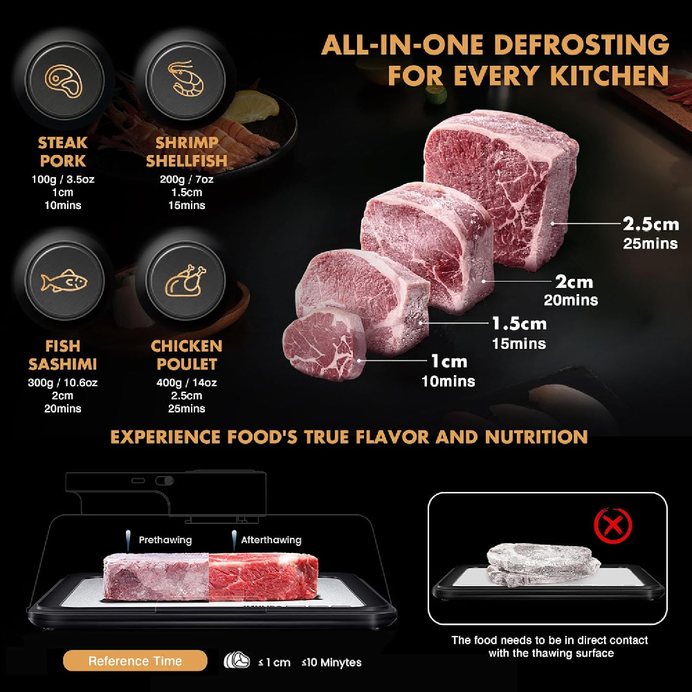 Nampan Pencair Makanan Beku Ce - Kitchen Gadgets Useful ulasan dan harga